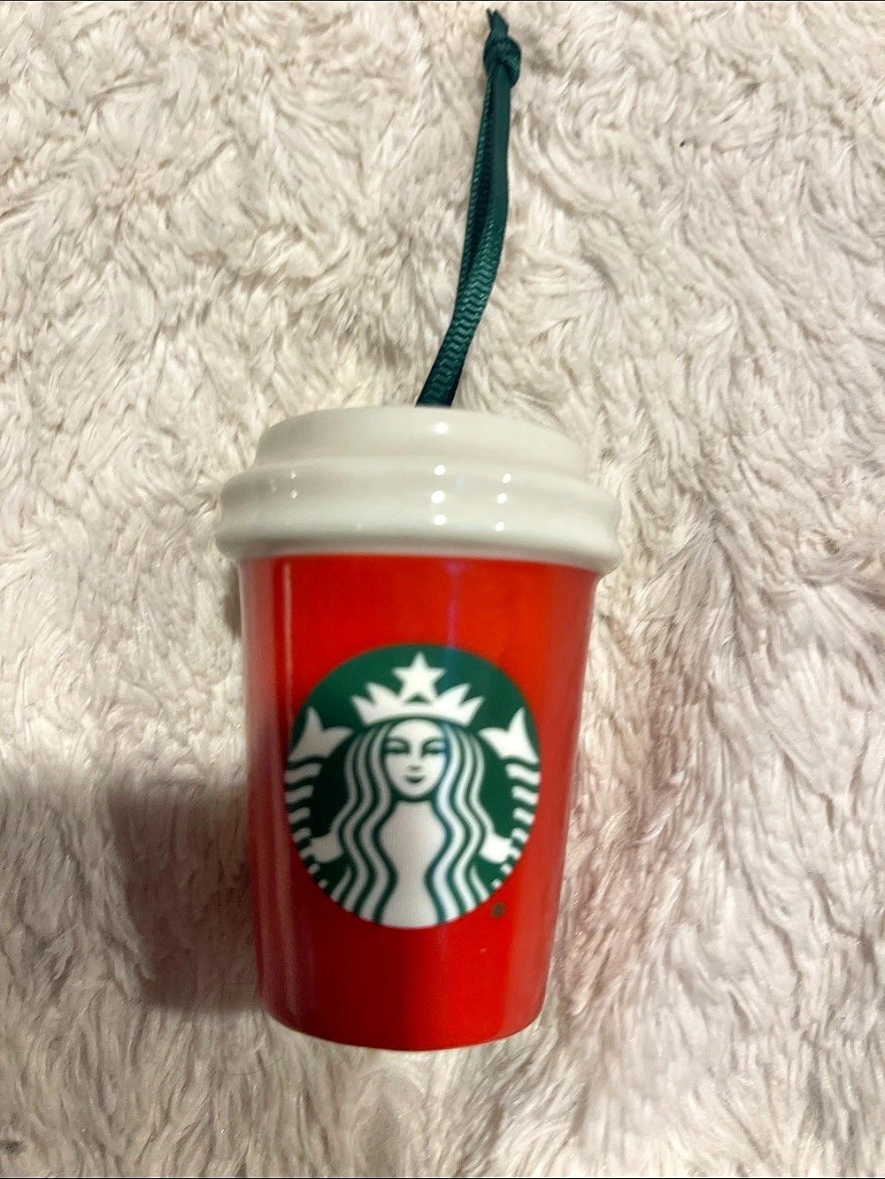 Starbucks 50 State Collection Florida Ceramic Red Cup Ornament